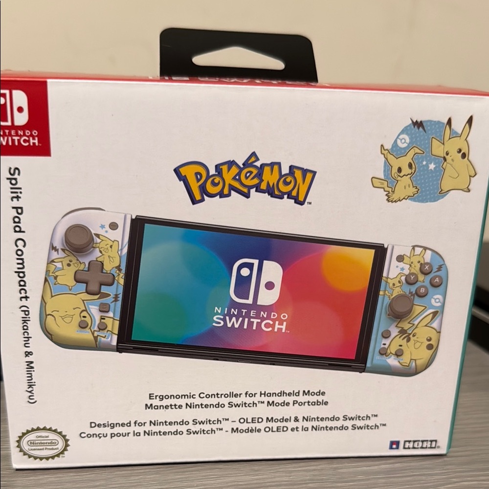 HORI Pokémon Split Pad Compact for Nintendo Switch - Pikachu & Mimikyu Edition